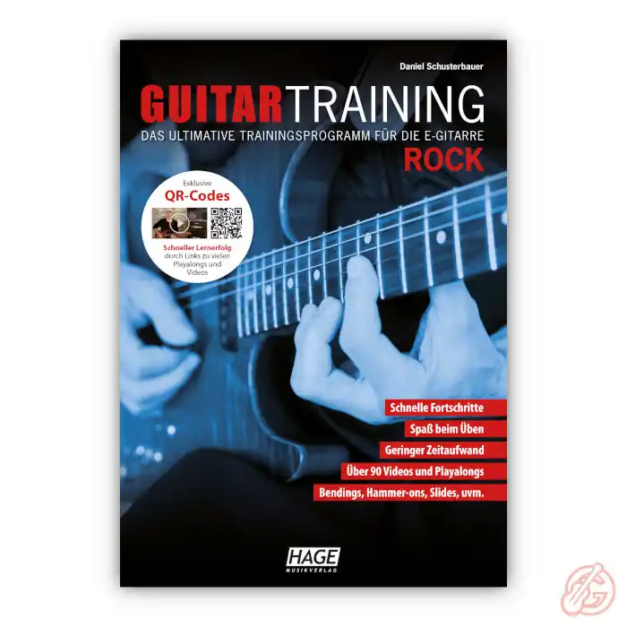 Nur Heute Hage ‚GUITAR TRAINING ROCK‘ Übungsbuch | inkl. CD / QR-Codes