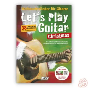 Hage ‚LET’S PLAY GUITAR CHRISTMAS‘ 38 Weihnachtsklassiker | inkl. Online-Material Gratis Versand