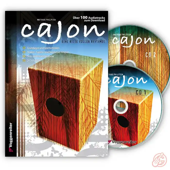 Voggenreiter ‚CAJON, EINE KISTE VOLLER RHYTHMUS‘ | Lehrbuch, inkl. 2 CDs Meistverkauft