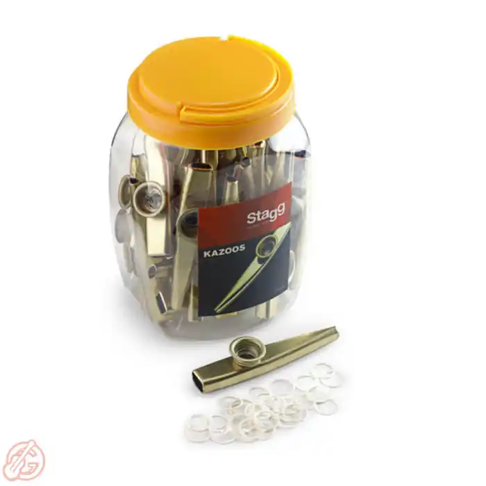 Neuheit STAGG Metall-Kazoos 30er Box | inkl. Ersatzmembranen