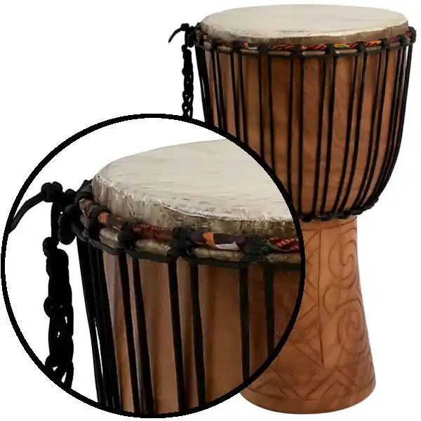 GEWA Kamballa Djembe 35″ | handgefertigt in Afrika Kostenloser Rückversand
