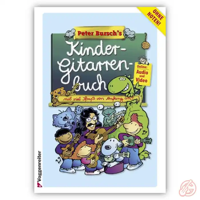 Peter Bursch’s ‚KINDER-GITARRENBUCH‘ ohne Noten | inkl. CD/Audio-Download Versand Am Gleichen Tag