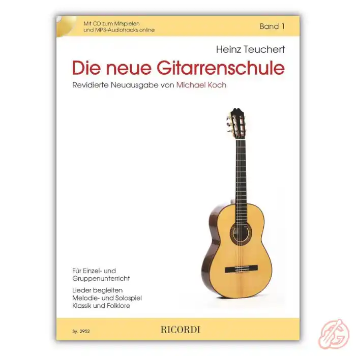 Sonderangebot Ricordi ‚DIE NEUE GITARRENSCHULE‘ Band 1 (Heinz Teuchert) | / Online-Audio