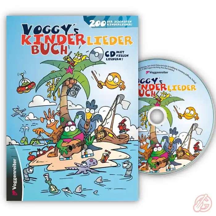 Neu Im Sortiment Voggenreiter ‚VOGGY’S KINDERLIEDERBUCH‘ | illustriert, inkl. CD