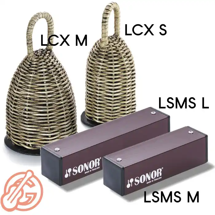 Highlight SONOR Shaker Set 4-teilig | Eckige Shaker, Caxixi