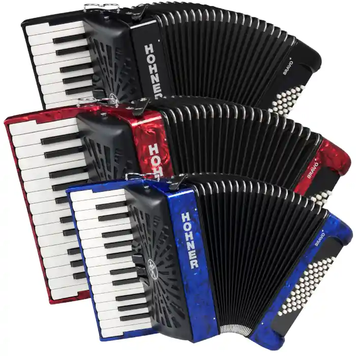 Hohner Bravo II 48 Silent Key Akkordeon Neu