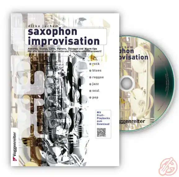 Voggenreiter ‚SAXOPHON IMPROVISATION‘ | Lehrbuch, inkl. CD Garantierte Lieferung