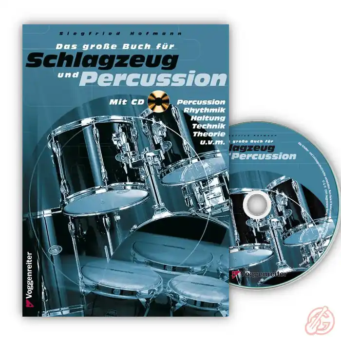 Letzte Chance Voggenreiter ‚DAS GROßE BUCH FÜR SCHLAGZEUG UND PERCUSSION‘ | inkl. CD