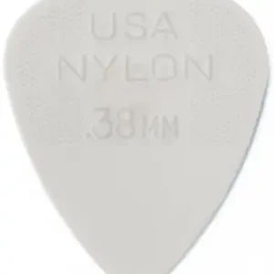 Direktkauf Dunlop Nylon Plektrum 0,38mm withe 44R38