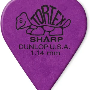 Dunlop Tortex Sharp Plektrum 1.14mm lila 412R114 Online Kaufen