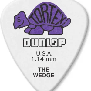 Dunlop Tortex Wedge Plektrum 1.14mm weiß 424R114 Super-Preis