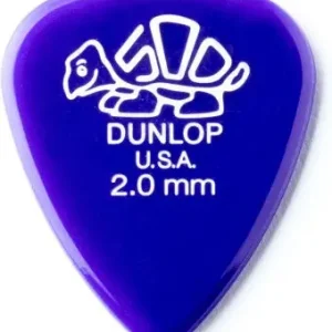 Dunlop Delrin 500 Plektrum 2,00mm Dark Purple 41R200 Rabatt