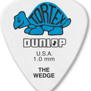 Neue Kollektion Dunlop Tortex Wedge Plektrum 1.00mm weiß 424R100
