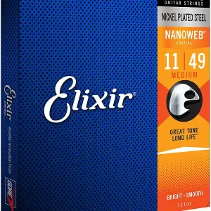 Schnäppchen Elixir NanoWeb 12102 Medium 011-049 E-Gitarren Saiten