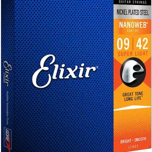 Online Kaufen Elixir NanoWeb 12002 Super Lights 009-042 E-Gitarren Saiten