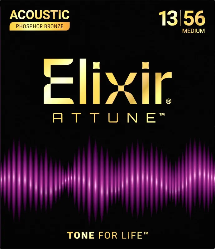 Elixir ATTUNE Phosphor Bronze 21102 Medium 013-056 Preisknaller