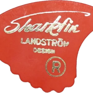 Sharkfin Plektrum 0,52 rot Sweden Goldprint Top-Seller