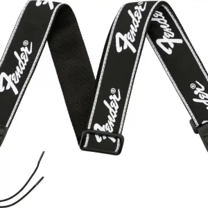 Zertifiziert Fender Gitarrengurt Running Logo Black