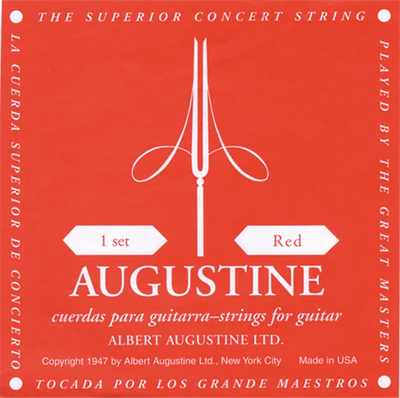 Augustine Medium Tension Red Top-Seller