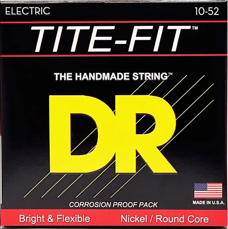 DR BT-10 TITE-FIT Medium to Heavy 010-052 Nickel Plated Electric Guitar Strings Top-Preis
