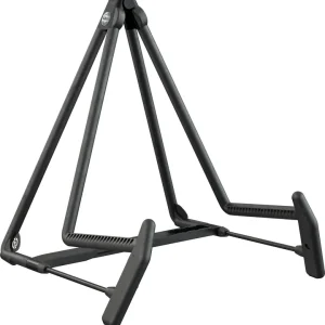 K&M 17581 Git-Stand Heli II für Akustikgitarre black Gratis Versand