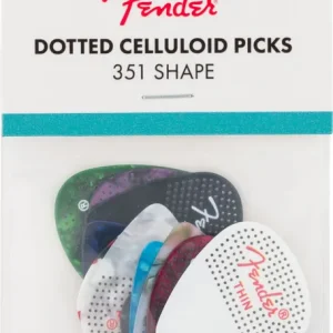 Garantierte Lieferung Fender Plektrum Standard 351 Thin Dotted 12er Pack