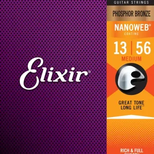 Rabatt Elixir NanoWeb Phosphor Bronze 16102 Medium 013-056