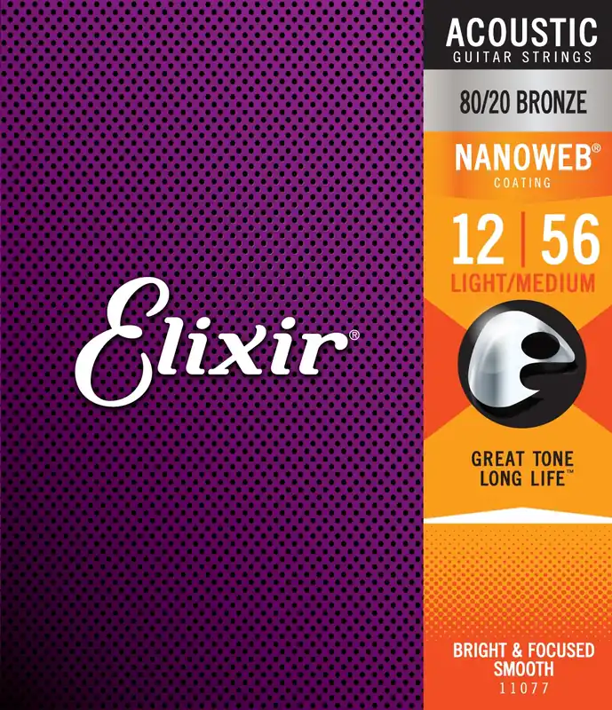 Wochenendangebot Elixir NanoWeb Bronze Light-Medium 012-056 Westerngitarren Saiten