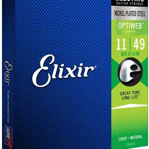 Bestseller Elixir Optiweb 19102 Medium 011-049 E-Gitarren Saiten
