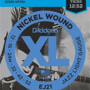 Sale D Addario EJ 21 012-052 Nickel Wound Jazz Light