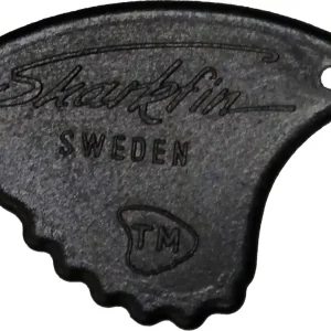 Sharkfin Plektrum 1,15 schwarz Sweden Relief Neue Ware