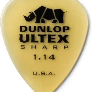 Preisreduziert Dunlop Ultex Sharp Plektrum 1,14mm gelb 433P114