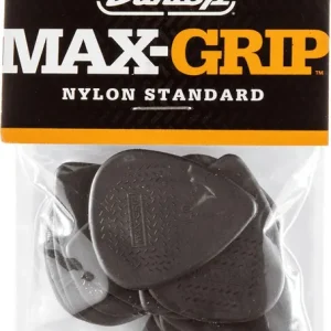 Dunlop Max-Grip Plektren 1,00mm dunkelgrau 449P100 12er Pack Top-Seller