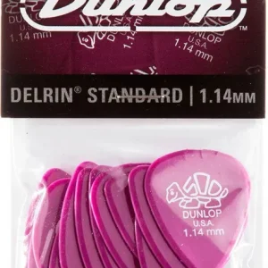 Neue Ware Dunlop Delrin 500 Picks 1.14mm 41P114 12er Pack