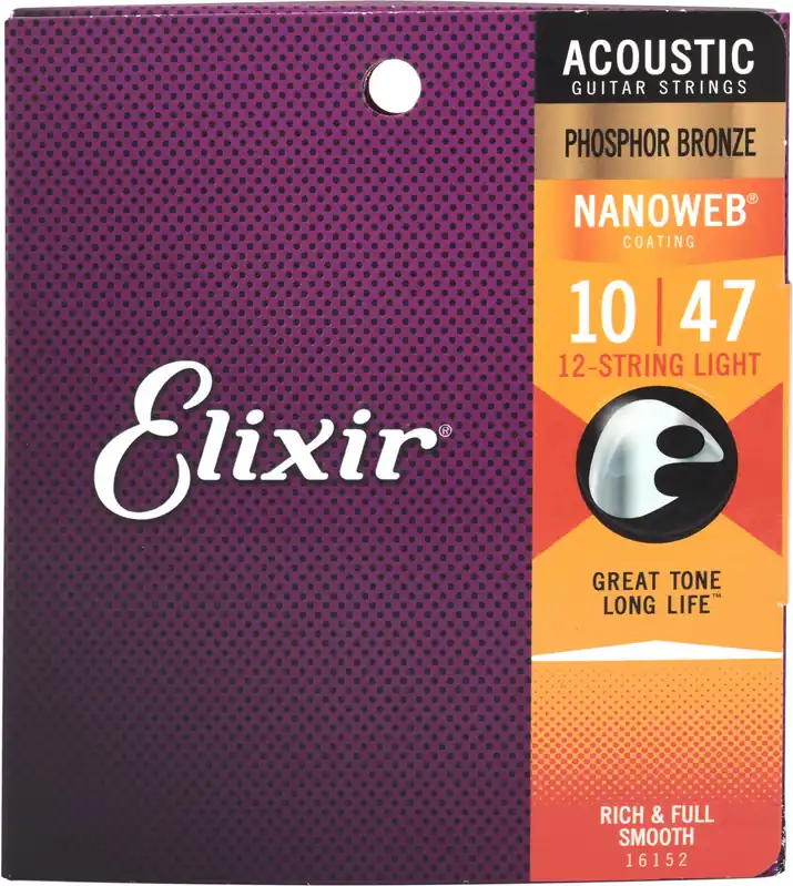 Elixir NanoWeb Phosphor Bronze 16152 12-string Preiswert