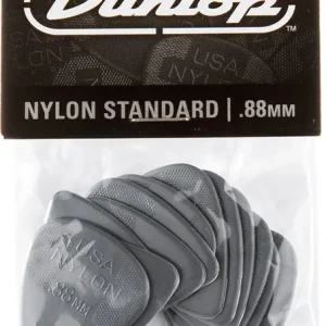 Schnäppchen Dunlop Nylon Plektren 0,88mm grau 44P88 12er Pack