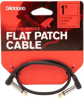 D Addario Custom Serie Flat Patch Kabel gewinkelt 30cm Kostenloser Rückversand