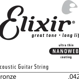 Elixir NanoWeb 15142 Acoustic 042 Einzelsaite Nur Heute