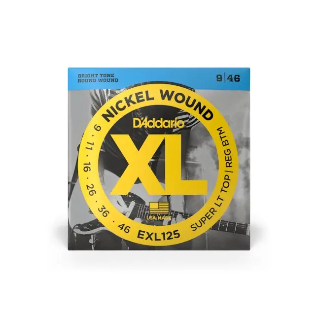 D Addario EXL 125 009-046 Super Light Top/ Regular Bottom Gratis Versand