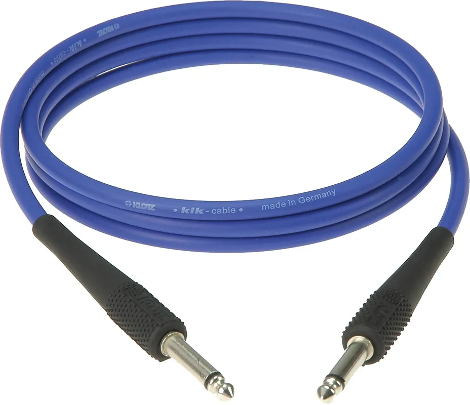 Klotz KIK Instrumentenkabel 3m blau Kostenloser Versand