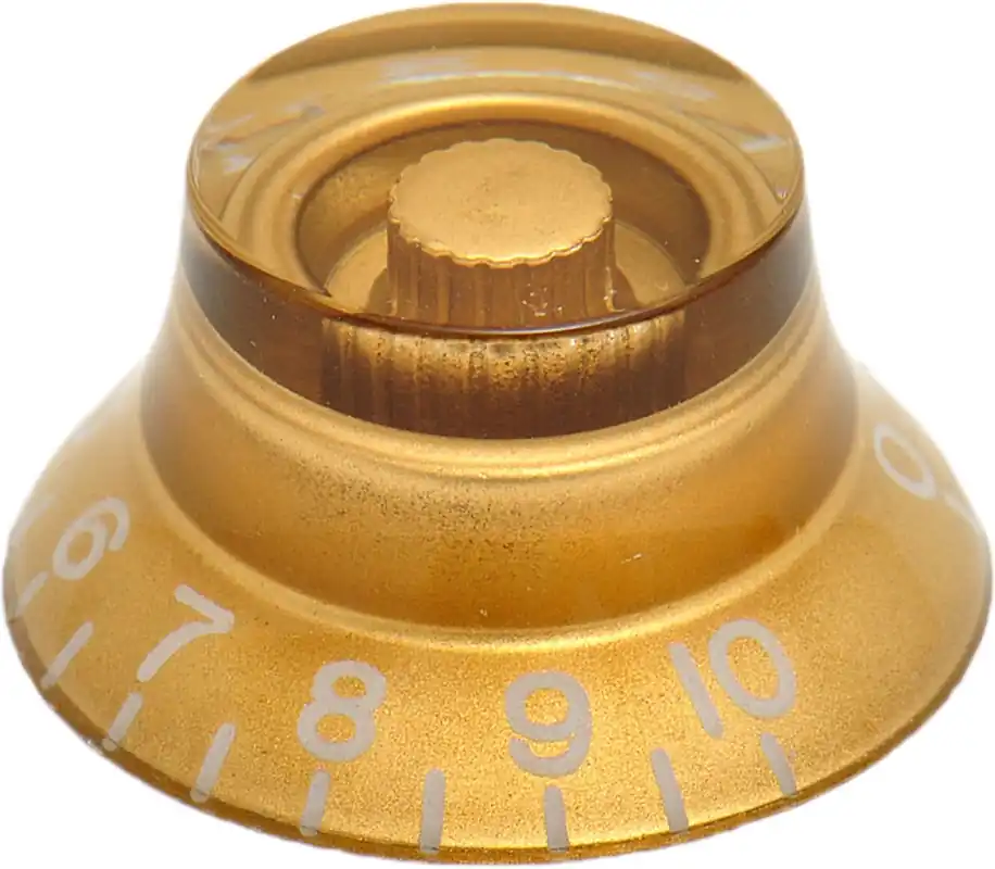 Göldo Potiknopf LP-Style Hutform gold Begrenztes Angebot