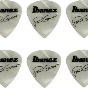 Ibanez Plektren Paul Gilbert Perlweiss 6er Pack Abverkauf