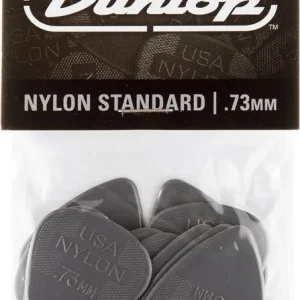 Angebot Dunlop Nylon Plektren 0,73mm grau 44P73 12er Pack