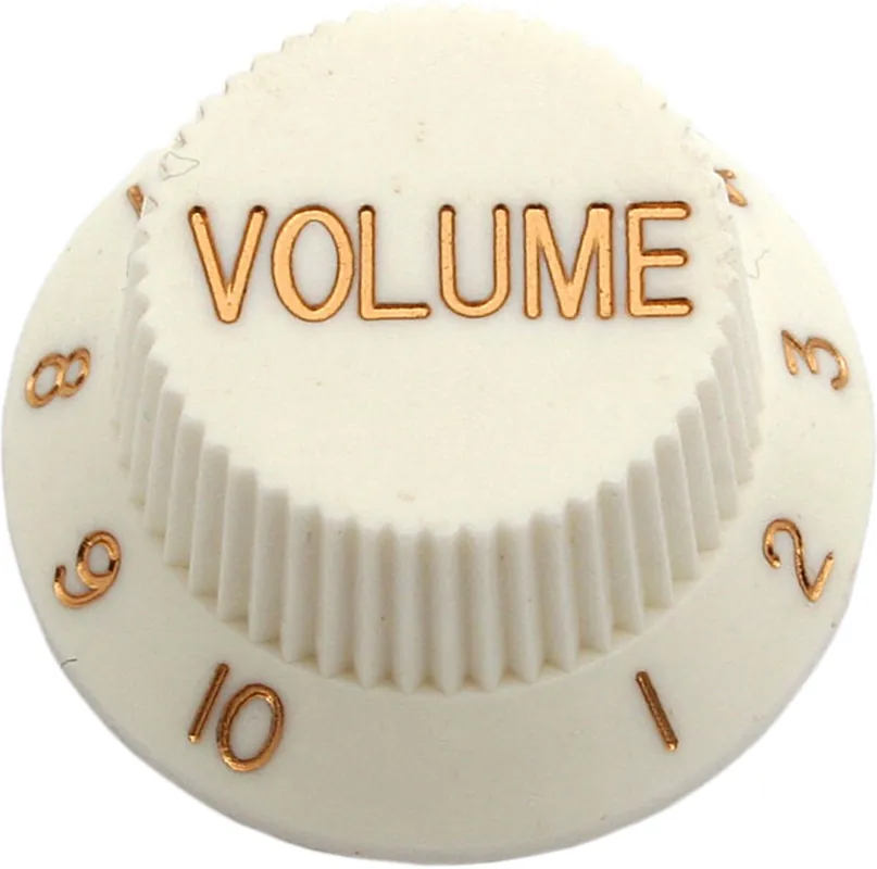 Nur Heute Göldo Potiknopf F-Vintage Style weiß Volume