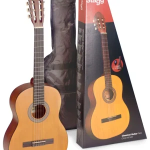 Sonderangebot Stagg C 440 M Natur 4/4 Konzertgitarren Pack inkl. Tasche und Tuner