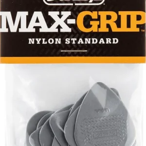 Dunlop Max-Grip Plektren 0,60mm hellgrau 449P060 12er Pack Gratis Versand