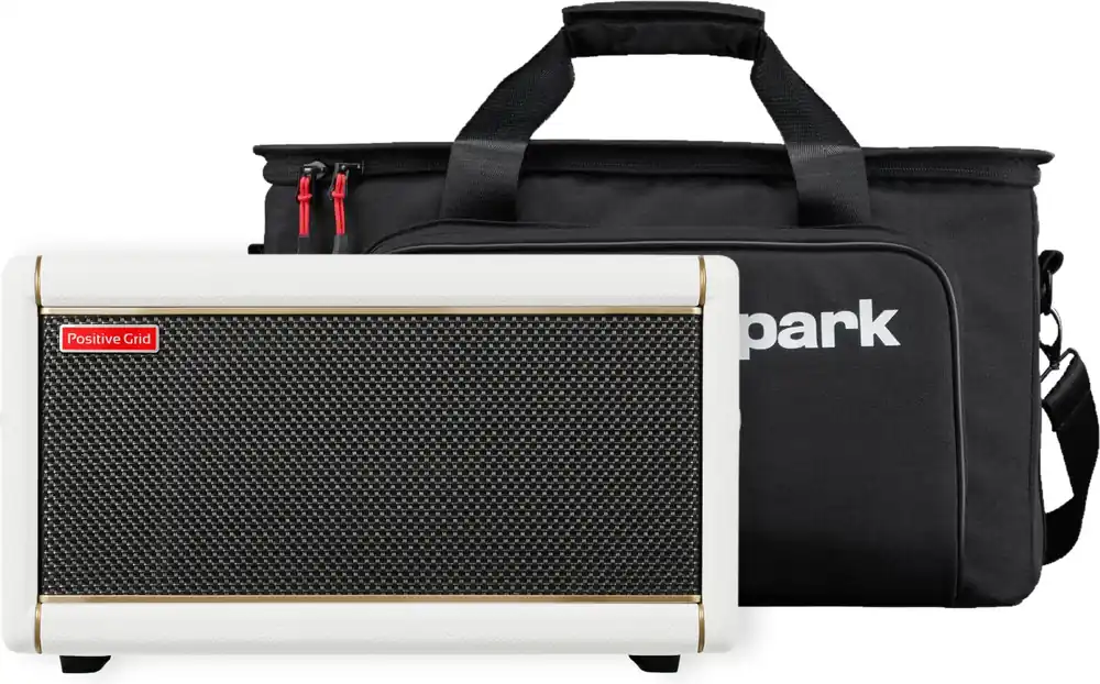 Positive Grid Spark 2 White Bag Bundle Mega-Angebot