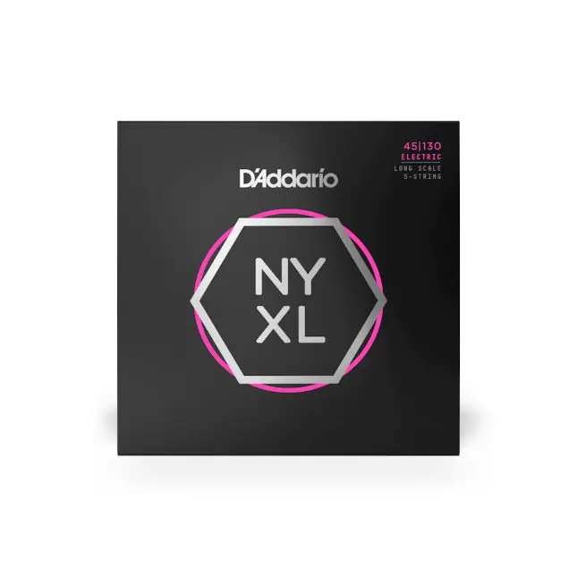 D Addario NYXL 45130 045-130 Long Scale Regular Light 5-String Mega-Angebot