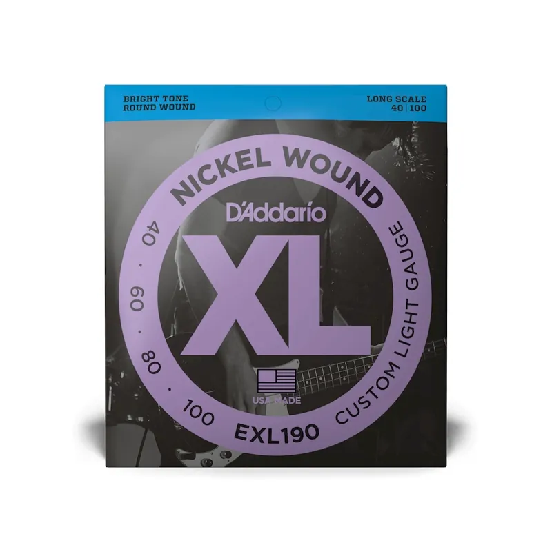 D Addario EXL 190 040-100 Custom Light Neu