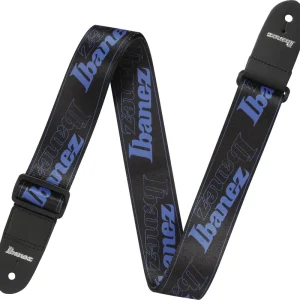 Ibanez Gitarrengurt Design Black Blue Ibanez Logos Preis Gesenkt
